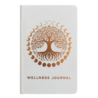 White Wellness Journal – Rose Gold Tree of Life, 120 Pages