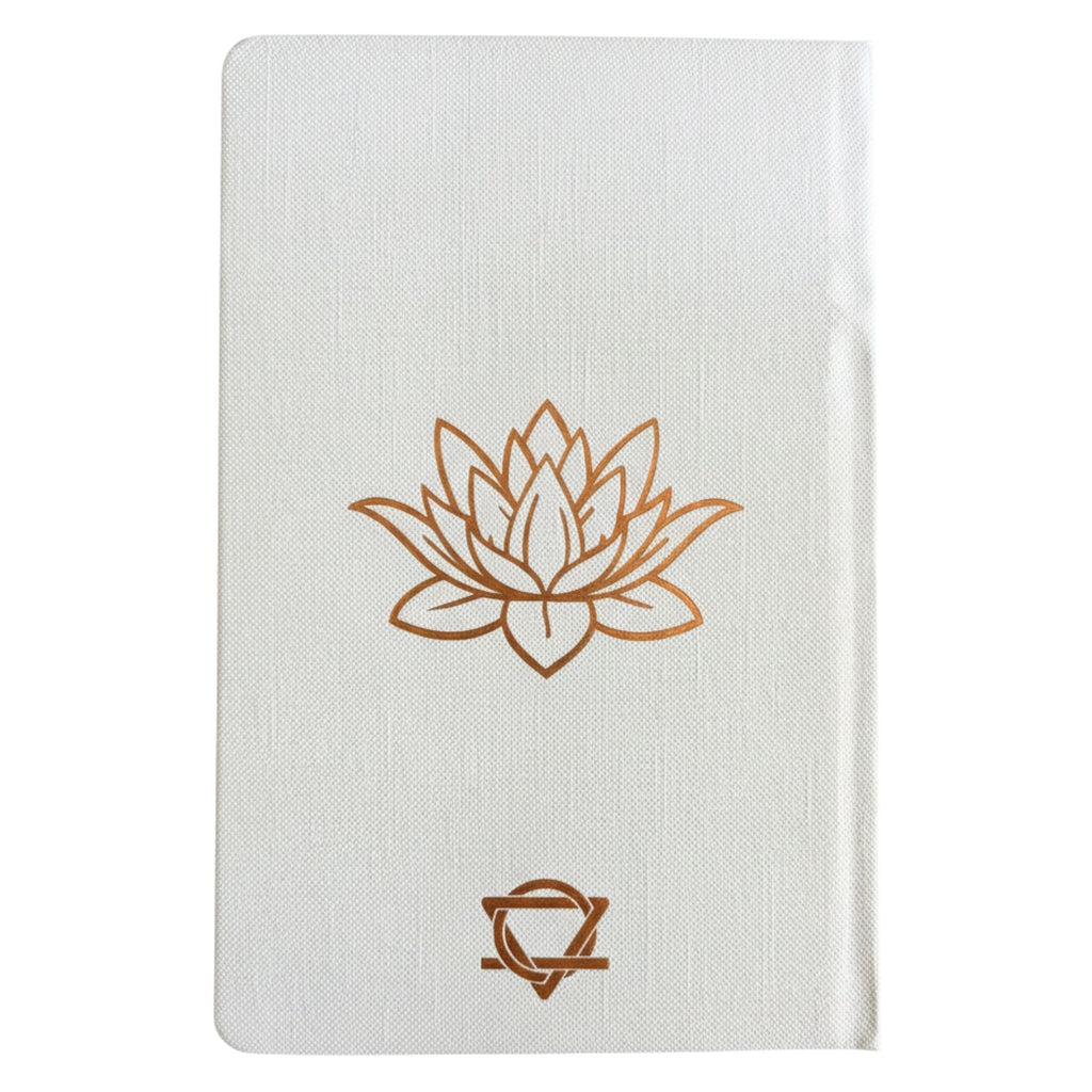 White Wellness Journal – Rose Gold Tree of Life, 120 Pages