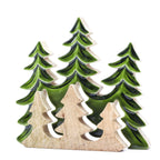 Lost in the Forrest - Three Trees 3D Wooden Decoration - 20x23cm AW-Dropship