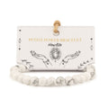 Howlite Petite Power Bracelet – 17cm, 6mm Beads