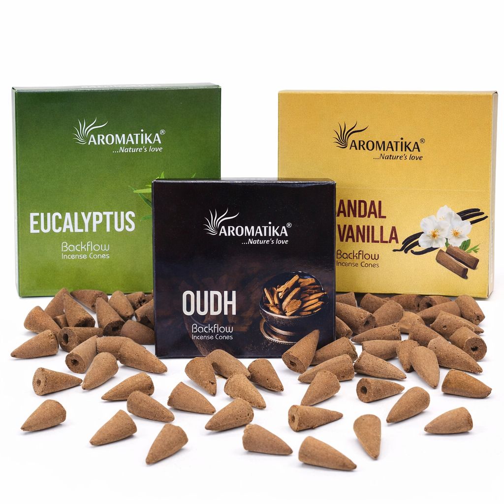 Tranquil Essence Masala Backflow Incense Collection