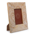 Med Mango Wood Picture Frame (for 10x15cm) 26x20x2cm - Buddha - White