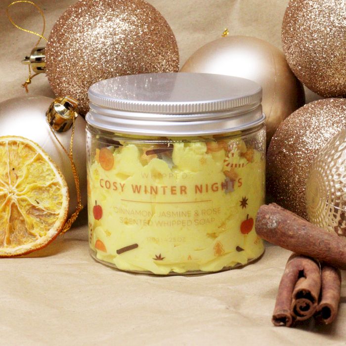 Cosy Winter Nights Whipped Soap 120g AW-Dropship