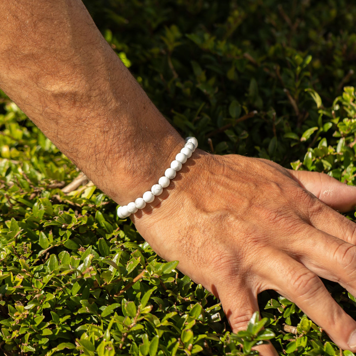 Howlite Petite Power Bracelet – 17cm, 6mm Beads