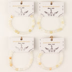 Moon Jade Petite Power Bracelet – 17cm, 6mm Beads