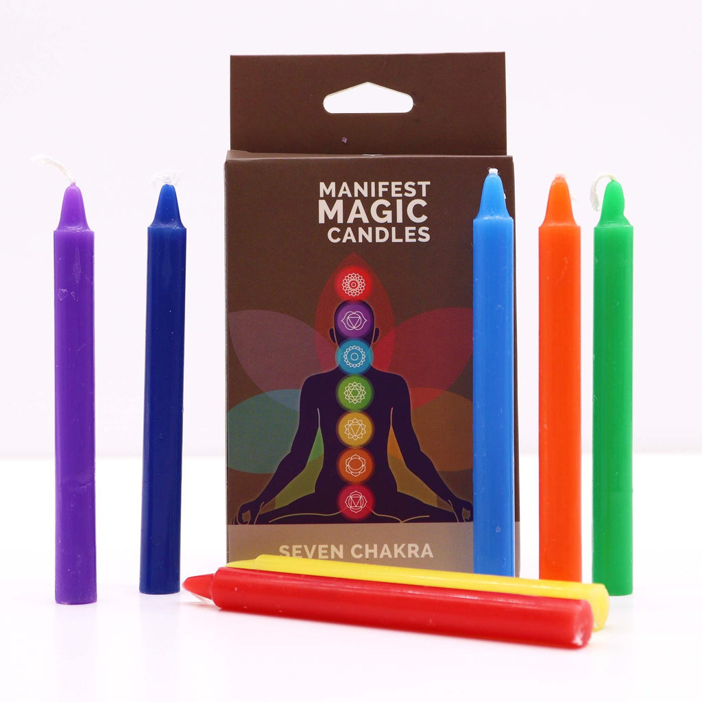 Chakra Manifest Candles (pack of 7)