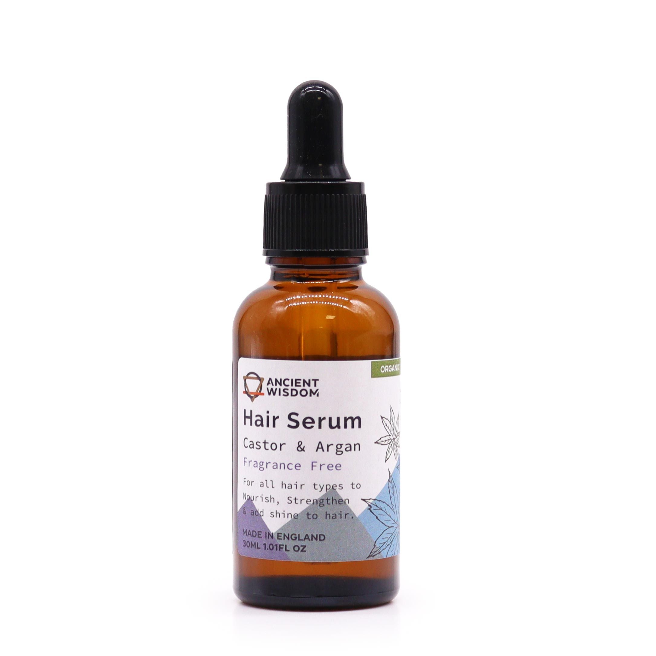 Nourish & Shine: Organic Hair Serum 30ml - Unfragranced