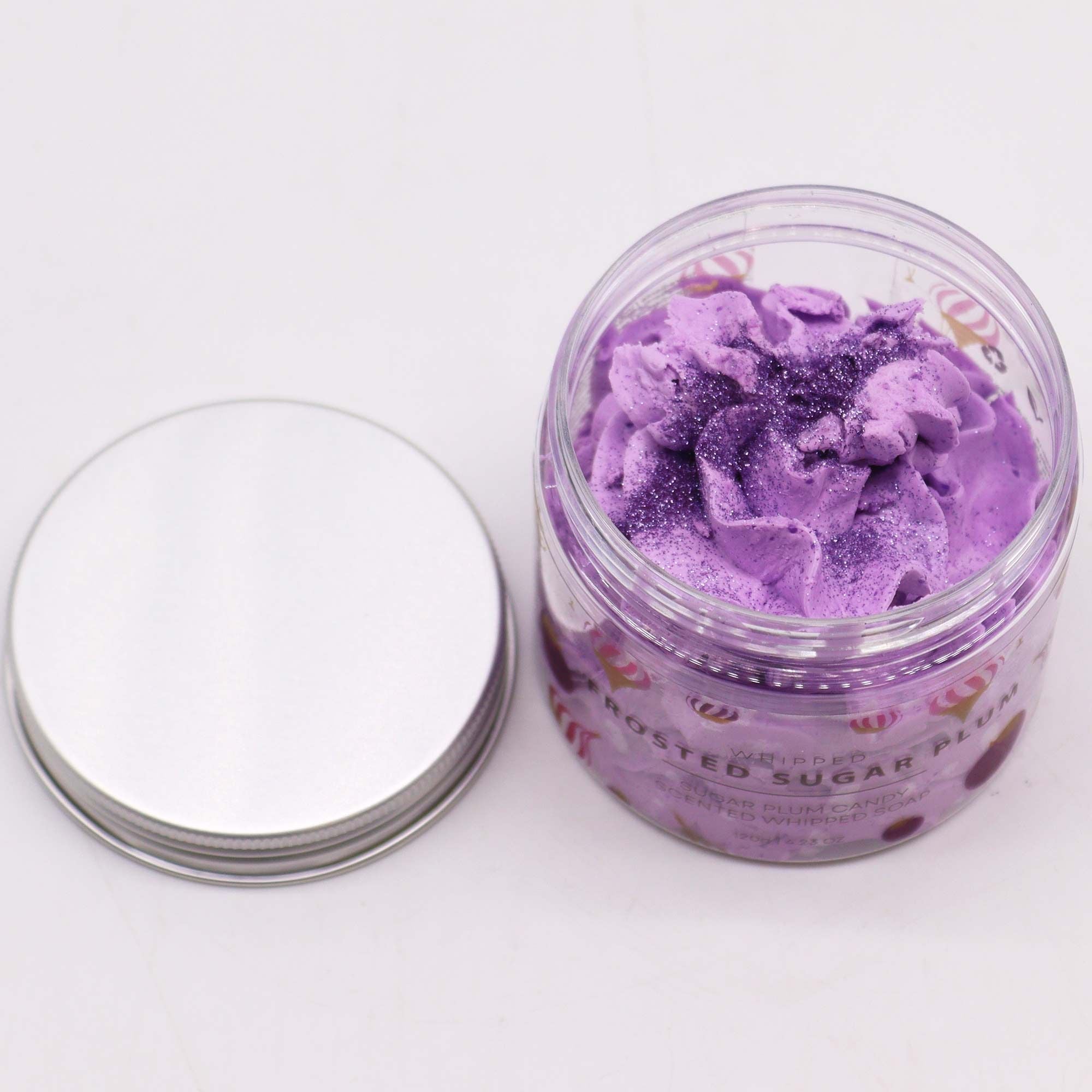 Frosted Sugar Plum Whipped Soap 120g AW-Dropship