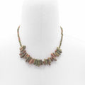 Longstone Gem Necklace - Unakite: Embrace Nature's Tranquillity