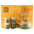 Japanese Kyusu Style Tea Set - For Green Tea - Four Cups
