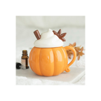 Pumpkin Cream Lidded Oil Burner and Wax Warmer
