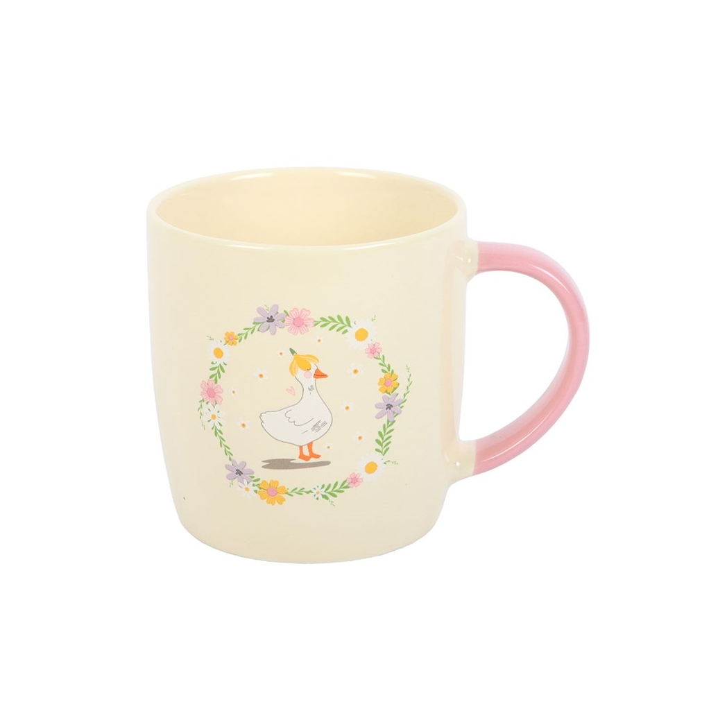 Floral Duck Mug