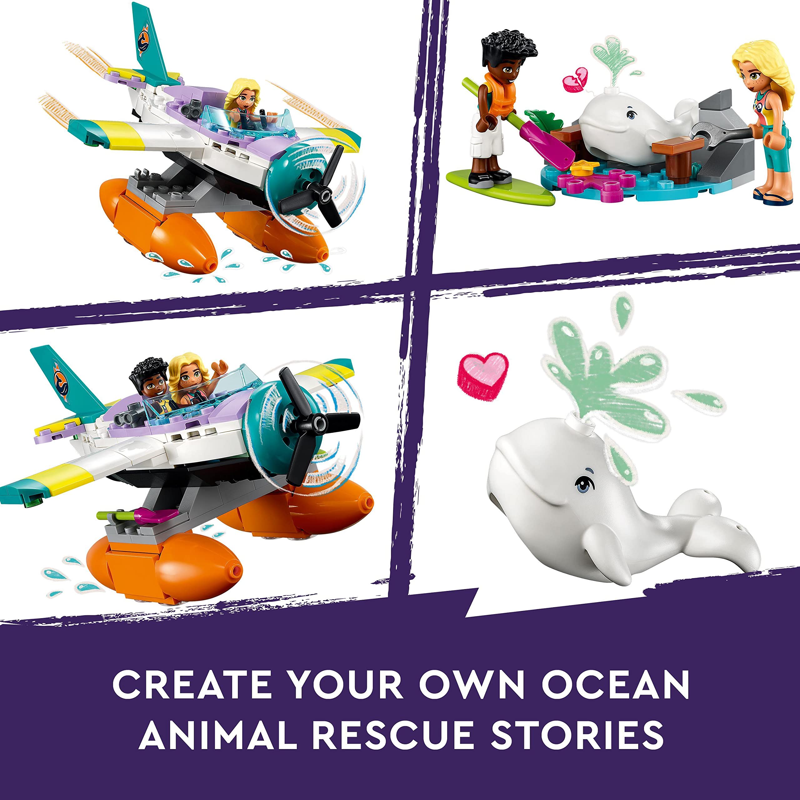 Lego Friends Sea Rescue Plane 41752 Lego