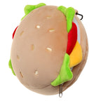 Relaxeazzz Fast Food Burger Round Plush Travel Pillow & Eye Mask Puckator