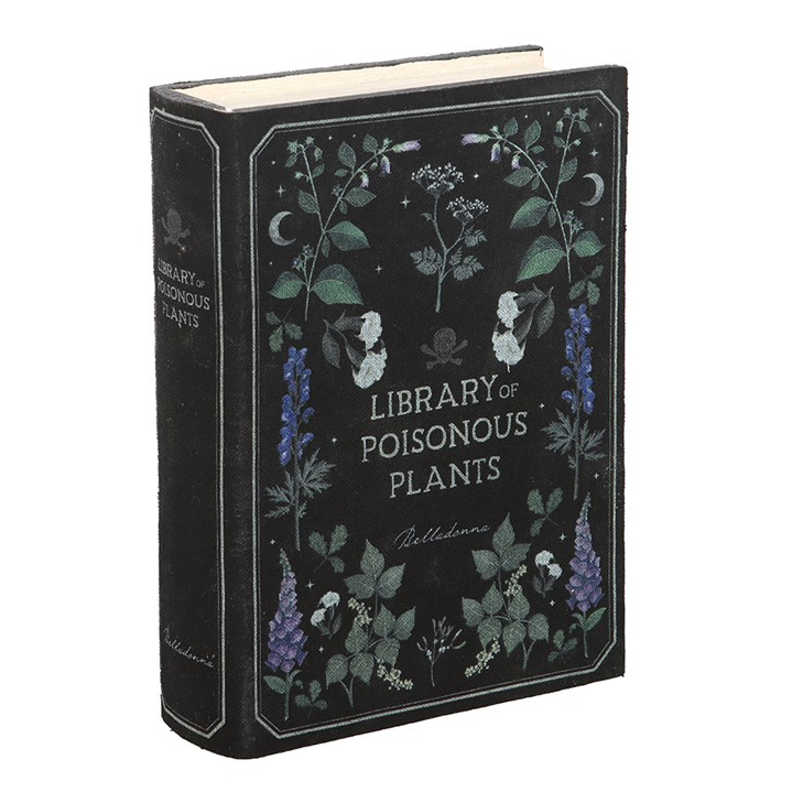 Library of Poisonous Plants Book-Shaped Storage Box