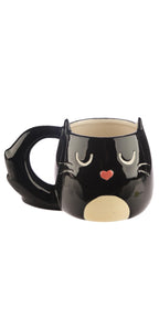 Puckator Feline Fine Black Cat Shaped Mug Puckator