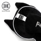Relaxeazzz Feline Fine Lucky Cat Round Plush Travel Pillow & Eye Mask Puckator