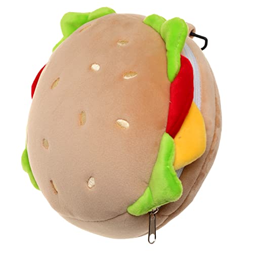 Relaxeazzz Fast Food Burger Round Plush Travel Pillow & Eye Mask Puckator