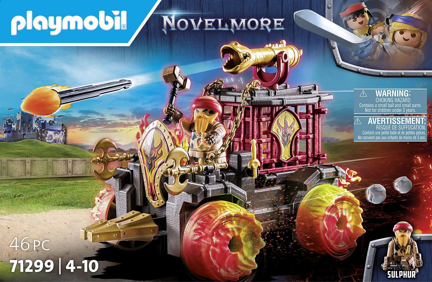 Playmobil Novelmore Burnham Raiders Battering Ram 71299 Playmobil