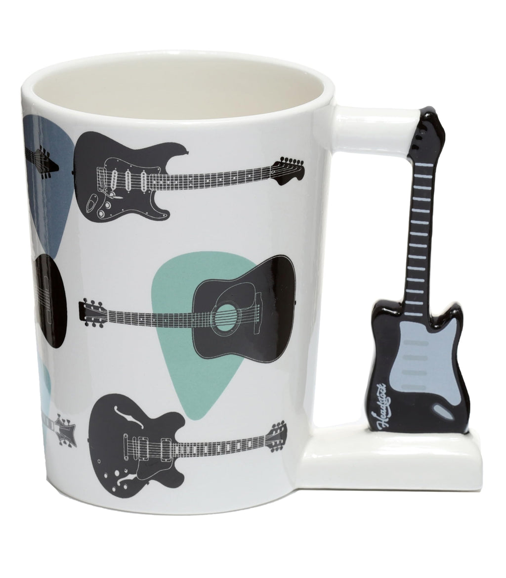 Puckator Headstock Guitar Ceramic Shaped Handle Mug Puckator
