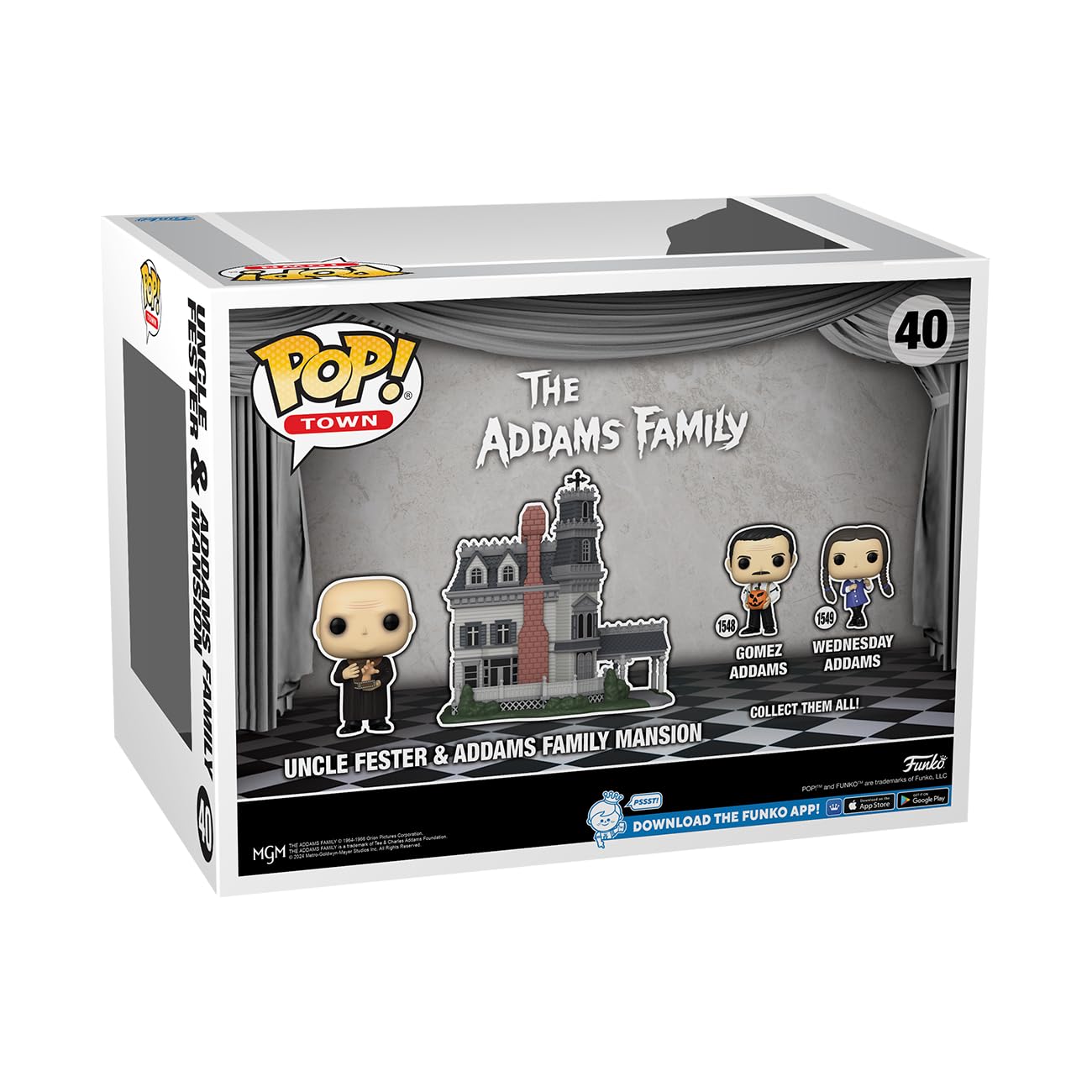 Funko Pop! The Addams Family- Addams Home With Uncle Fester #40 Funko