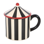 Black Striped Circus Tent Mug