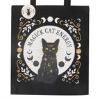 Black Magick Cat Energy Tote Bag