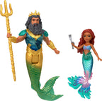 Mattel Disney The Little Mermaid Ariel's Adventures Story Set with 4 Small Dolls and Accessories Mattel