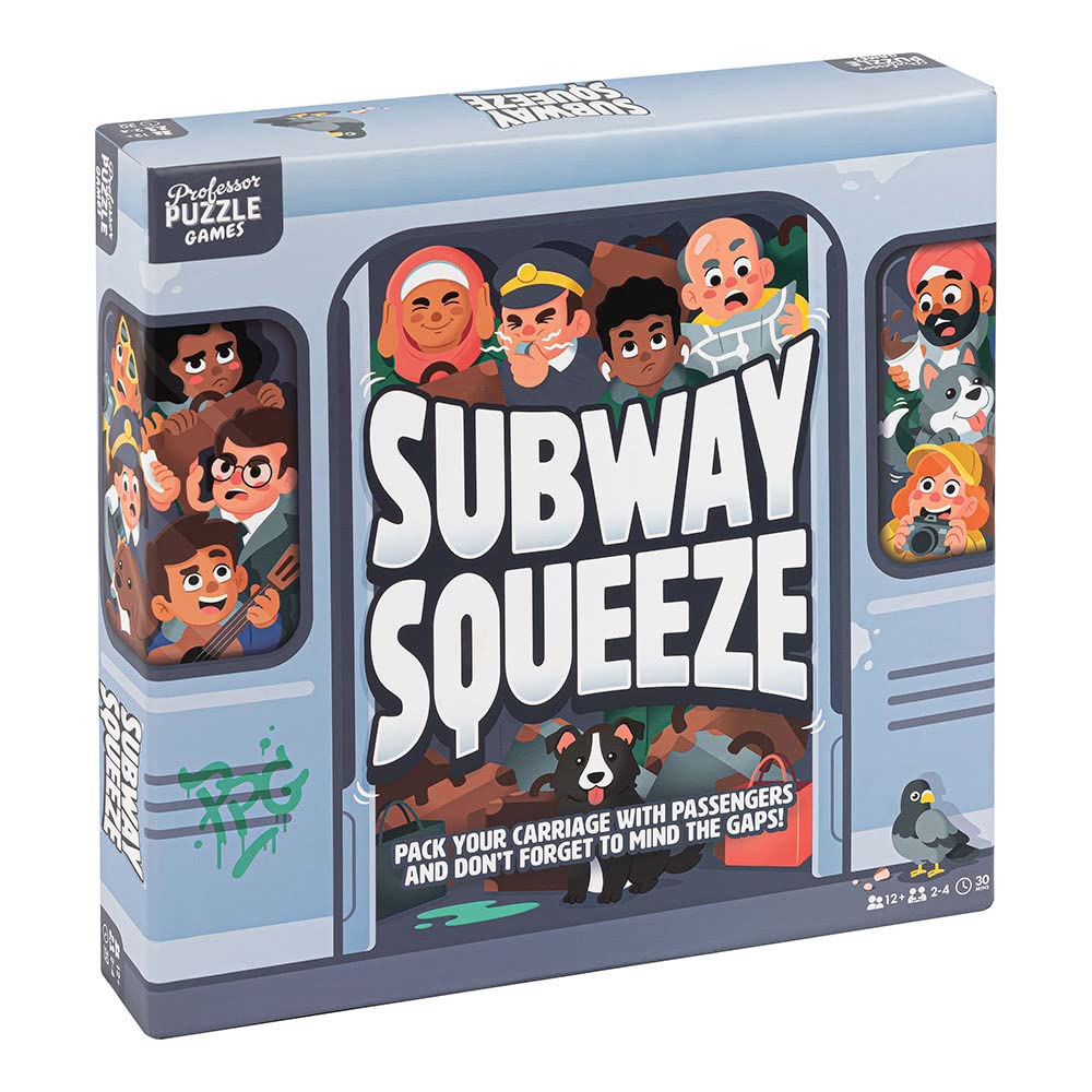 Professor Puzzle Subway Squeeze Board Game Professor PUZZLE