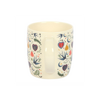Cream Midnight Bloom Print Mug