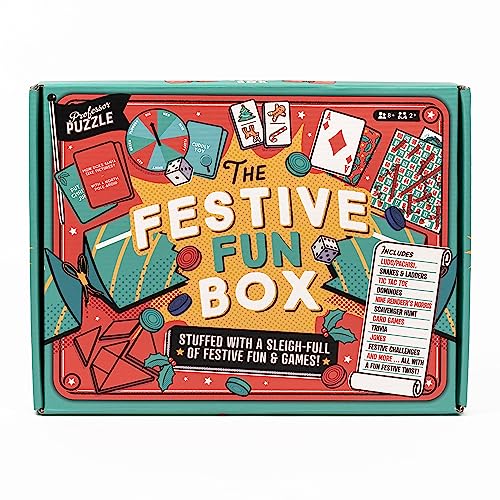 Professor Puzzle Festive Fun Box Party Game Multipack Professor PUZZLE