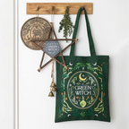 Green Witch Botanical Tote Bag