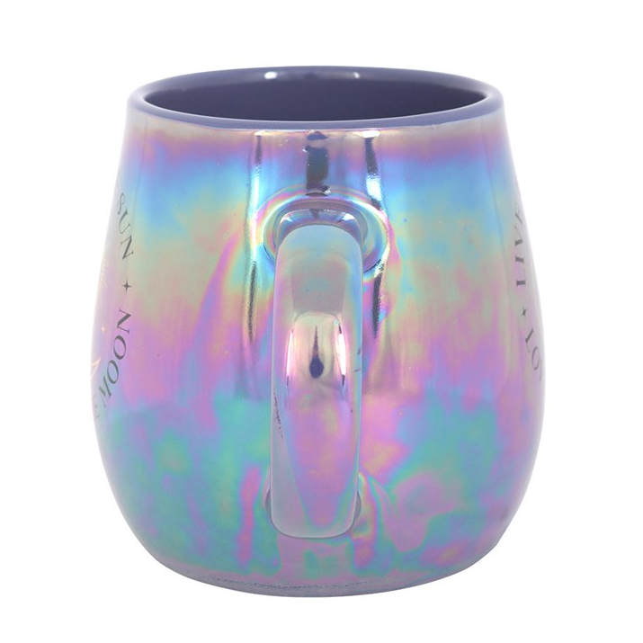 Live by the Sun, Love by the Moon Iridescent Mug