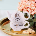 Sass & Belle Gold Tea Time Is Me Time Tea for One Sass & Belle