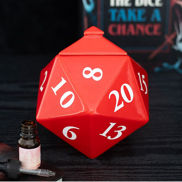 D20 Gaming Dice-Shaped Oil Burner
