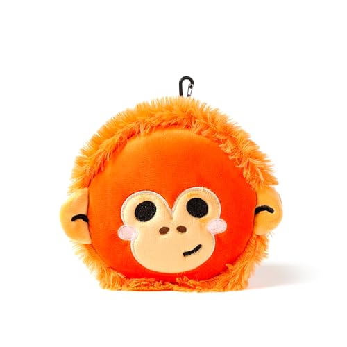 Relaxeazzz Adoramals Orangutan Round Plush Travel Pillow & Eye Mask Relaxeazzz