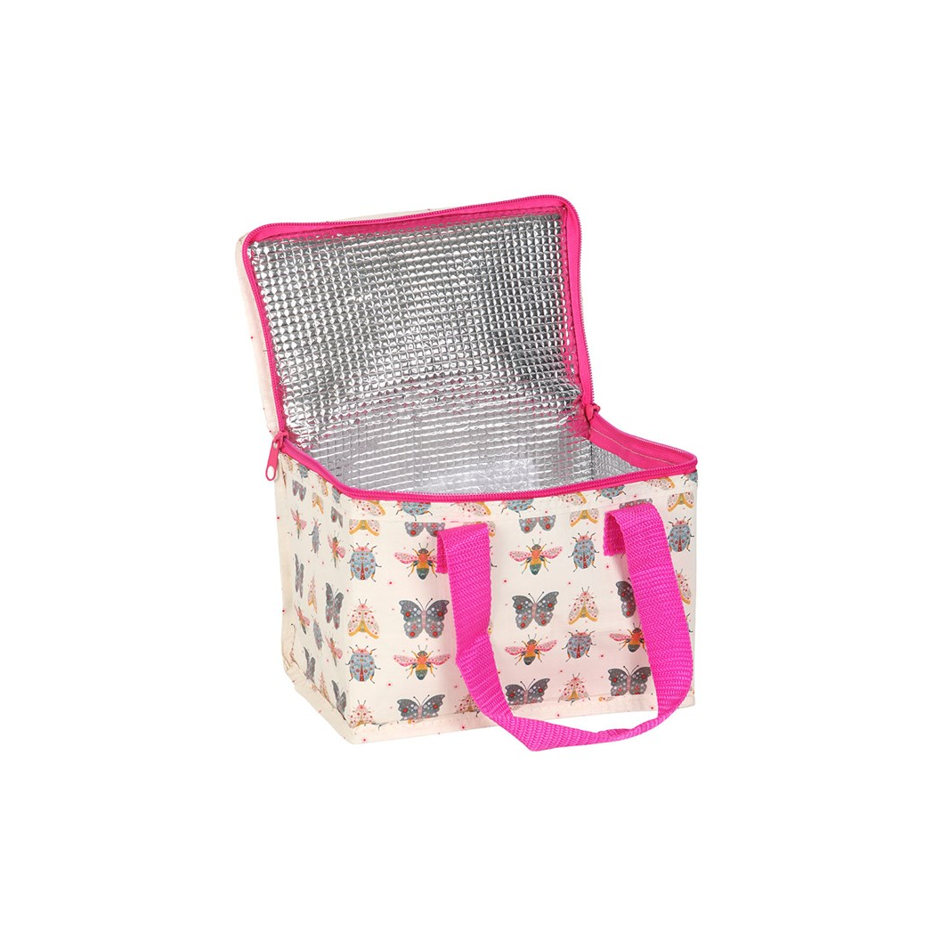 Floral Bug Print Lunch Bag