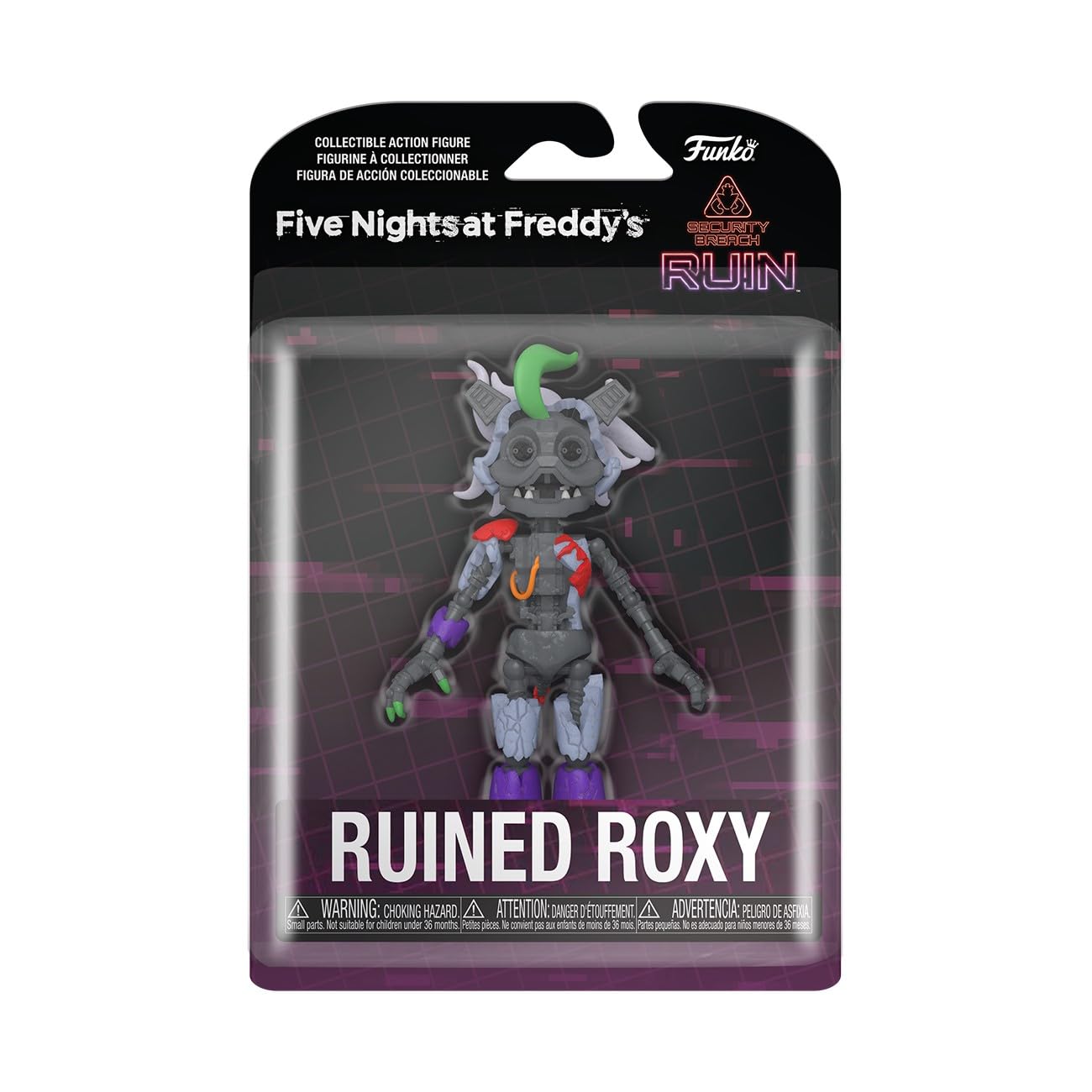 Funko Action Figure: Five Nights At Freddy's Ruined Foxy Roxanne Wolf Funko