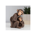 Monkey Mother and Baby Ornament
