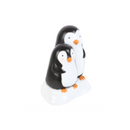 Snuggle Season Resin Penguin Ornament