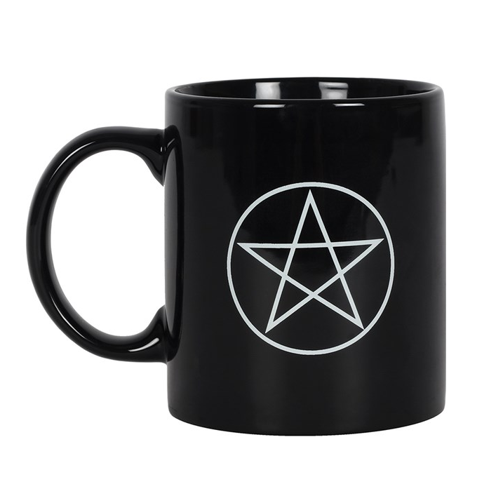 Pentagram Black Mug