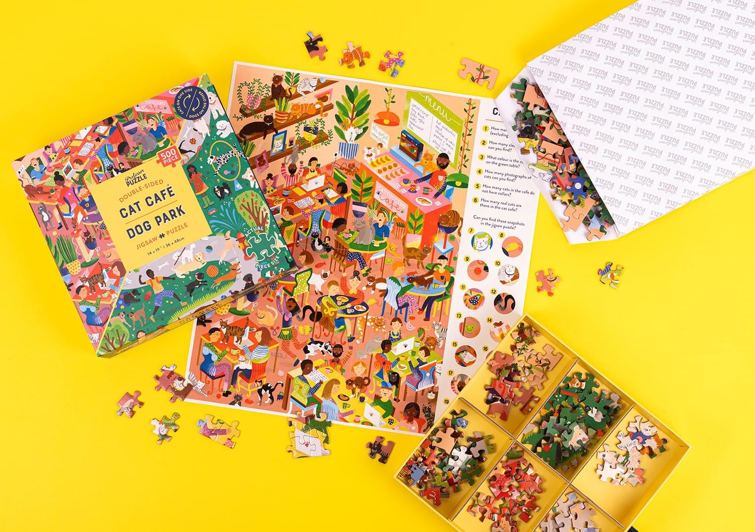 Professor Puzzle Cat Café & Dog Park Puzzle Professor PUZZLE