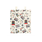 Retro 80s Print Polycotton Tote Bag