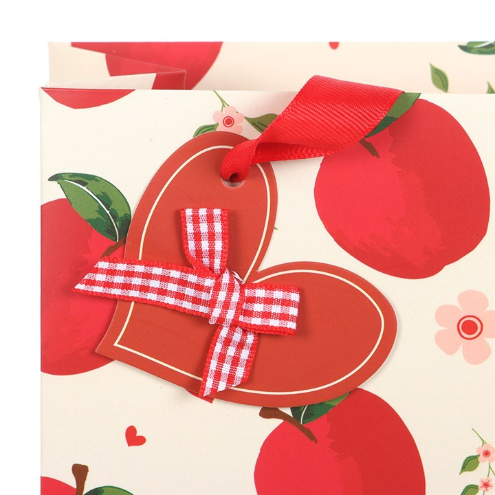 Apple Print Gift Bag