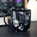 Venom & Vines Gothic Skull and Floral Ceramic Mug – 350ml