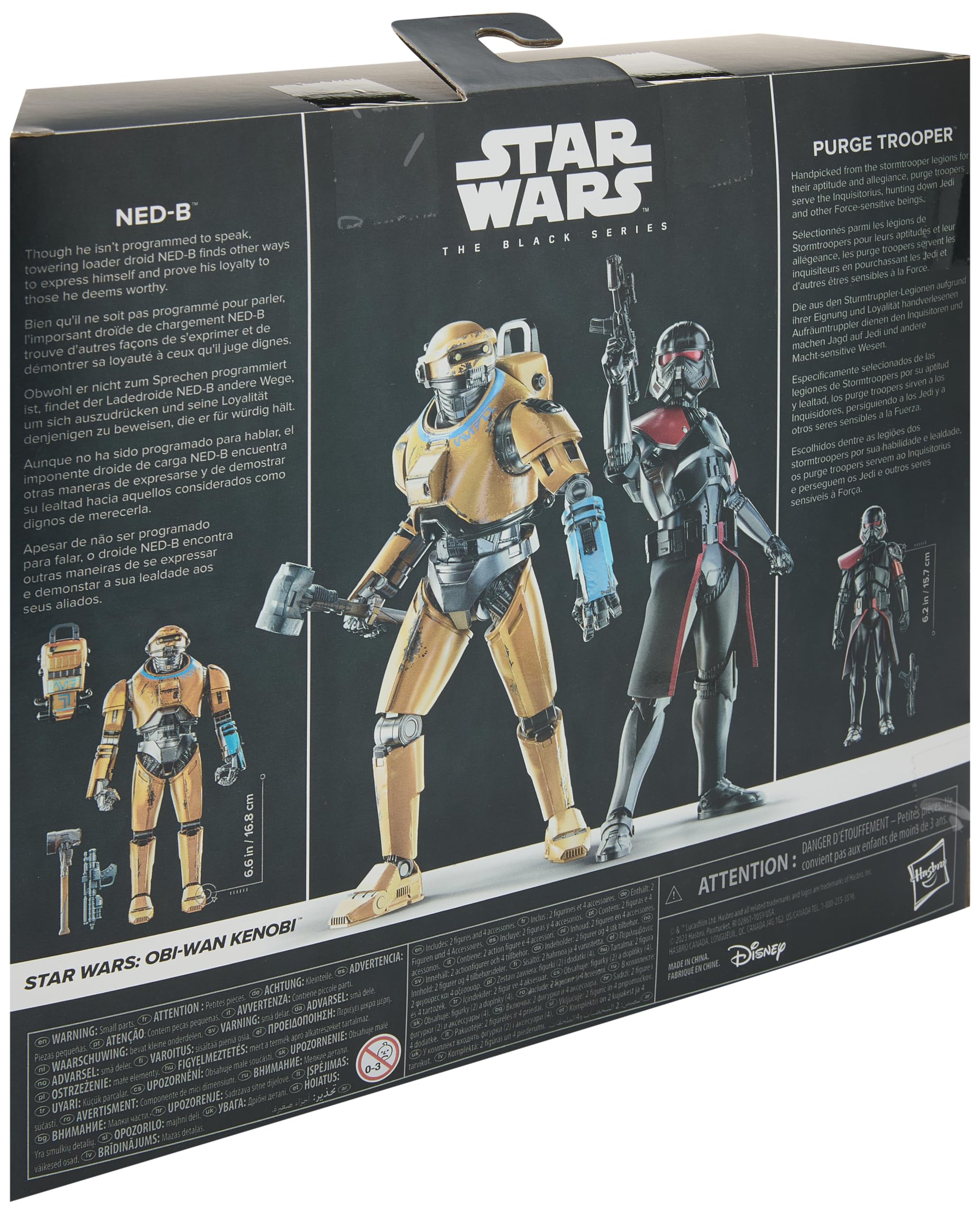 Star Wars The Black Series NED-B & Purge Trooper 6-Inch Action Figures Carbonized 2-Pack Star Wars
