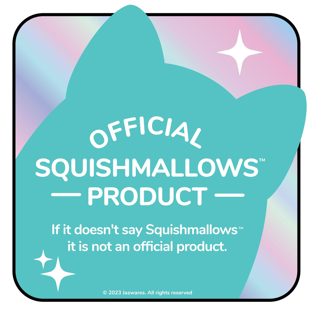 Squishmallows Original 3.5 Inch Clip-On 5 Pack - Blue Skunk, Cream Bat, Purple Beetle, Lime Greem Llama, Yellow Dumbo Octopus Squishmallows