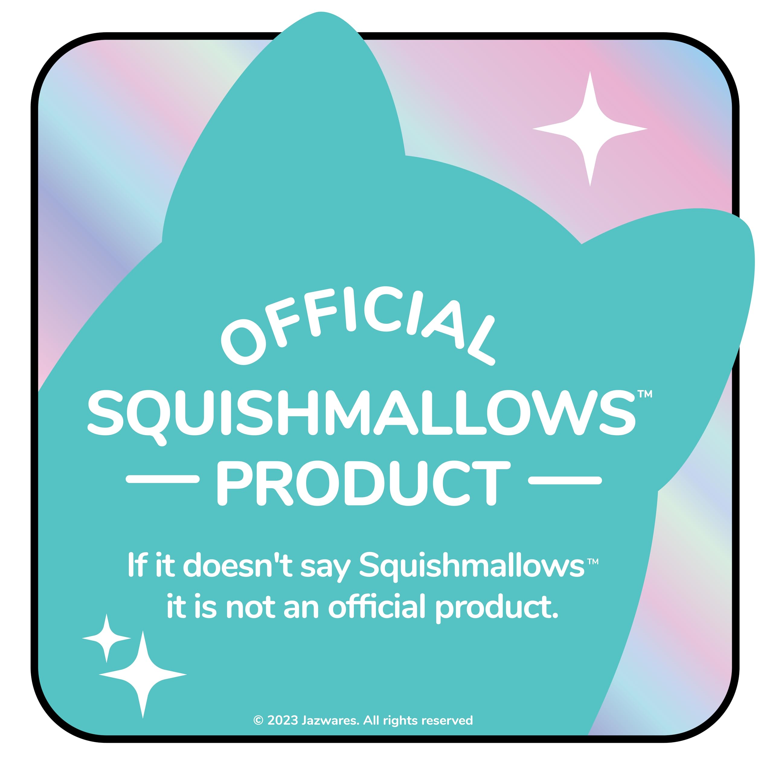 Squishmallows Original 3.5 Inch Clip-On 5 Pack - Blue Skunk, Cream Bat, Purple Beetle, Lime Greem Llama, Yellow Dumbo Octopus Squishmallows