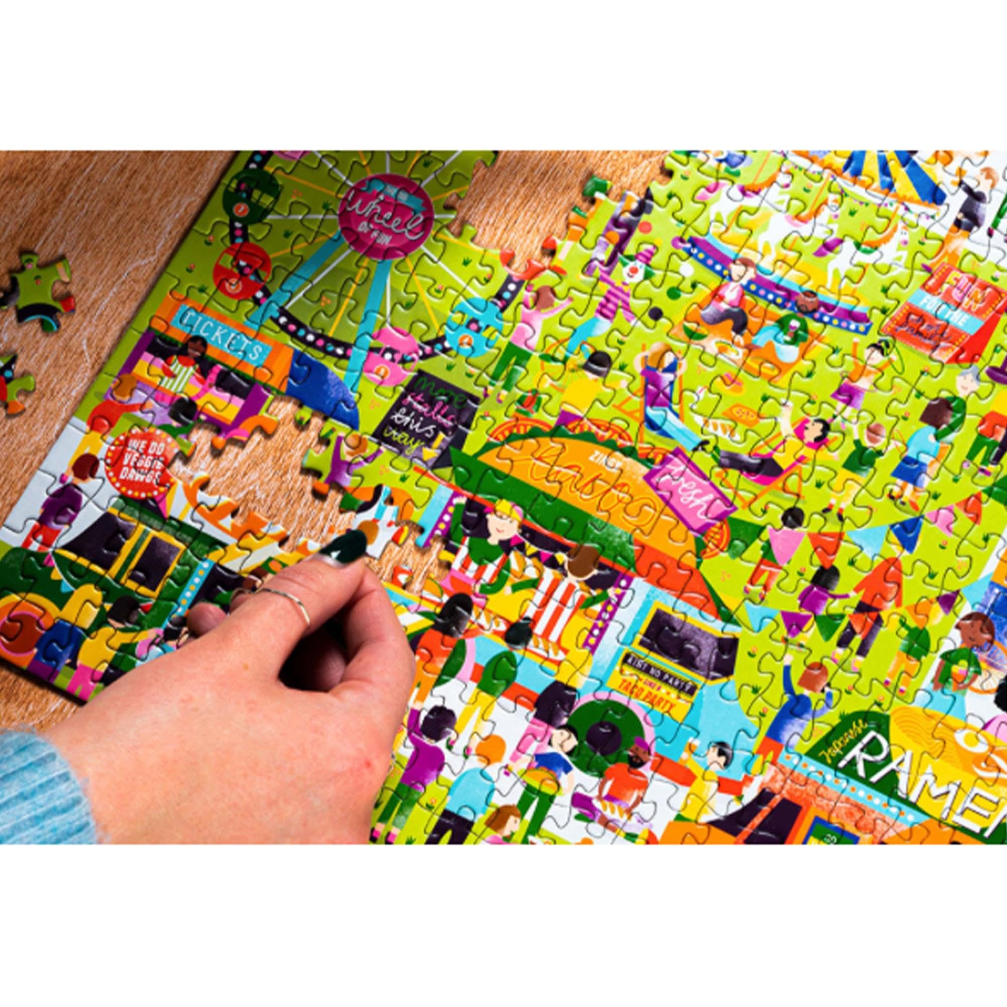 Professor Puzzle Food Trucks Jigsaw Puzzle (500 pieces) Professor PUZZLE