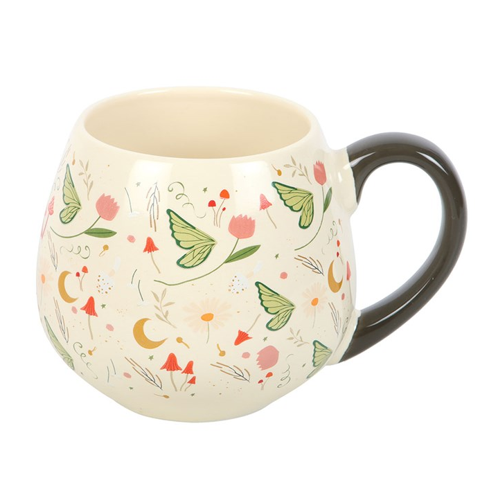 Fairy Folklore Print Rounded Mug